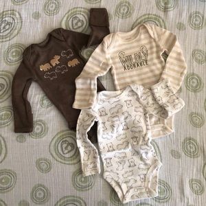 💙🐻Cute Little Bear Onesies for Baby Boy🐻💙